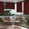 ASUPERMALL Auvent Latéral De Balcon 160x250 Cm Marron