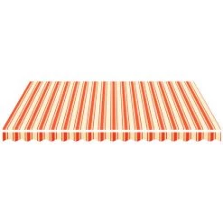 ASUPERMALL Tissu De Remplacement Pour Auvent Jaune Et Orange 4x3,5 M -Tente de réception Soldes 57735415 3