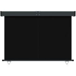 ASUPERMALL Auvent Latéral De Balcon 160x250 Cm Noir -Tente de réception Soldes 57736680 5