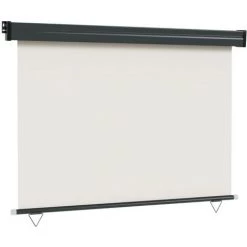 ASUPERMALL Auvent Latéral De Balcon 117x250 Cm Crème -Tente de réception Soldes 57739927 5