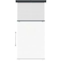 ASUPERMALL Auvent Latéral De Balcon 140x250 Cm Crème -Tente de réception Soldes 57740704 4