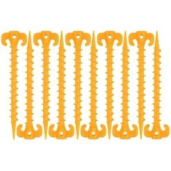 Fei Yu 10 Pcs Plastic Tent Stakes Plage Ground Grass Stakes Pour 20cm Tente Équipement Essentiel Pour Le Camping, La Randonnée, Le Jardinage
