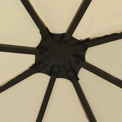 TRUE DEAL Tonnelle Avec Guirlande Lumineuse à LED 3x3 M Crème 7 TRUE DEAL Tonnelle Avec Guirlande Lumineuse à LED 3x3 M Crème – Image 5