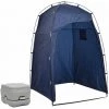 TRUE DEAL Toilette Portable De Camping Avec Tente 10+10 L
