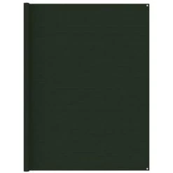 TRUE DEAL Tapis De Tente 250x350 Cm Vert Foncé