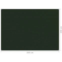 TRUE DEAL Tapis De Tente 250x350 Cm Vert Foncé 9 TRUE DEAL Tapis De Tente 250x350 Cm Vert Foncé -Tente de réception Soldes 57826383 4