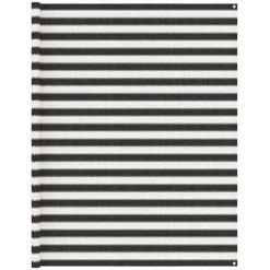 TRUE DEAL Tapis De Tente 250x300 Cm Anthracite Et Blanc