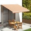 TRUE DEAL Tissu De Remplacement Pour Auvent Jaune Et Orange 4x3 M -Tente de réception Soldes 57827616 1