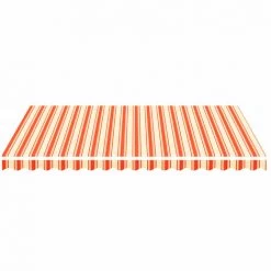 TRUE DEAL Tissu De Remplacement Pour Auvent Jaune Et Orange 4x3 M -Tente de réception Soldes 57827616 3