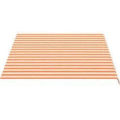 TRUE DEAL Tissu De Remplacement Pour Auvent Jaune Et Orange 4x3 M -Tente de réception Soldes 57827616 4
