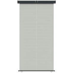 TRUE DEAL Auvent Latéral De Balcon 170x250 Cm Gris -Tente de réception Soldes 57828884 3