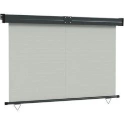 TRUE DEAL Auvent Latéral De Balcon 170x250 Cm Gris -Tente de réception Soldes 57828884 4