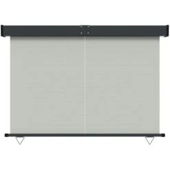 TRUE DEAL Auvent Latéral De Balcon 170x250 Cm Gris -Tente de réception Soldes 57828884 5