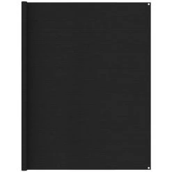 TRUE DEAL Tapis De Tente 250x450 Cm Noir