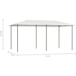 TRUE DEAL Belvédère 3x6x2,6 M Crème 160 G/m² 9 TRUE DEAL Belvédère 3x6x2,6 M Crème 160 G/m² -Tente de réception Soldes 57831475 4