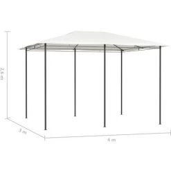 TRUE DEAL Belvédère 3x4x2,6 M Crème 160 G/m² -Tente de réception Soldes 57831589 4