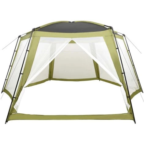 TRUE DEAL Tente De Piscine Tissu 660x580x250 Cm Vert 5 TRUE DEAL Tente De Piscine Tissu 660x580x250 Cm Vert - Image 3