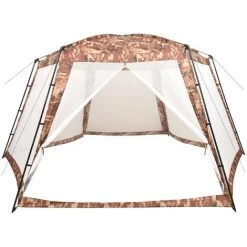 TRUE DEAL Tente De Piscine Tissu 660x580x250 Cm Camouflage -Tente de réception Soldes 57843103 3