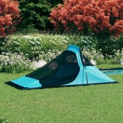 TRUE DEAL Tente De Camping 317x240x100 Cm Bleu -Tente de réception Soldes 57843307 3