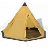 GroupM Tente De Camping En Plein Air Pour 4 Personnes Pour Le Camping En Plein Air, Les Festivals Et Les Vacances En Camping (jaune) -Tente de réception Soldes 57870129 1