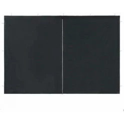 INLIFE Paroi De Tente De Réception 2pcs Fermeture éclair PE Anthracite