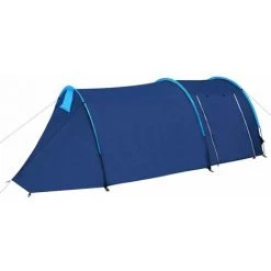 INLIFE Tente De Camping Pour 4 Personnes Bleu Marine/bleu Clair -Tente de réception Soldes 57884329 2