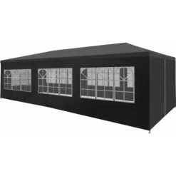 INLIFE Tente De Réception 3 X 9 M Anthracite -Tente de réception Soldes 57884799 2