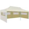 INLIFE Tente De Réception Pliable Crème 3 X 6 M -Tente de réception Soldes 57884901 1