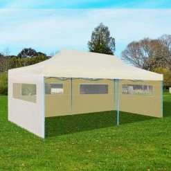 INLIFE Tente De Réception Pliable Crème 3 X 6 M -Tente de réception Soldes 57884901 2
