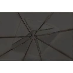 INLIFE Tonnelle Avec Toit 3x3 M Gris Foncé -Tente de réception Soldes 57884921 4