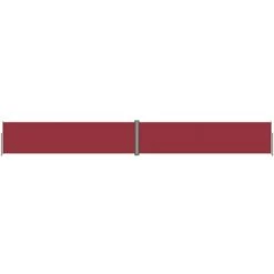 INLIFE Auvent Latéral Rétractable Rouge 160x1200 Cm -Tente de réception Soldes 57884969 2