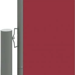 INLIFE Auvent Latéral Rétractable Rouge 160x1200 Cm -Tente de réception Soldes 57884969 3