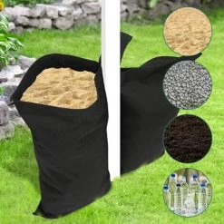 GUAZHUNIFR Lot De 4 Sacs De Sable 600D Très Résistants, Pour Pieds De Tente De Terrasse, Parasol D'extérieur, échelle De Piscine 10 GUAZHUNIFR Lot De 4 Sacs De Sable 600D Très Résistants, Pour Pieds De Tente De Terrasse, Parasol D'extérieur, échelle De Piscine -Tente de réception Soldes 57885327 4