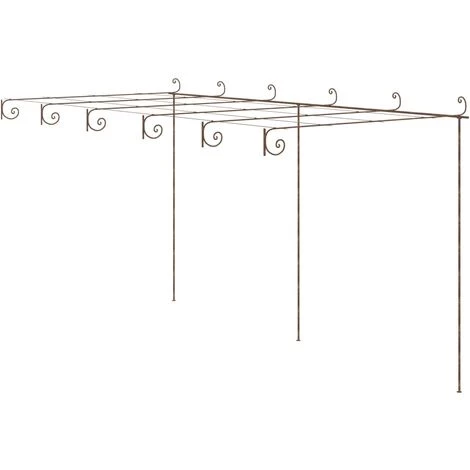 NOVA Arc De Jardin Pour Roses Brun Anti-fer Différentes Tailles Pergola De Jardin Marron Antique 6x3x2,5 M Fer 3 NOVA Arc De Jardin Pour Roses Brun Anti-fer Différentes Tailles Pergola De Jardin Marron Antique 6x3x2,5 M Fer