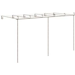 NOVA Arc De Jardin Pour Roses Brun Anti-fer Différentes Tailles Pergola De Jardin Marron Antique 6x3x2,5 M Fer 9 NOVA Arc De Jardin Pour Roses Brun Anti-fer Différentes Tailles Pergola De Jardin Marron Antique 6x3x2,5 M Fer -Tente de réception Soldes 57886348 3