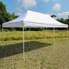 GREADEN Tonnelle De Jardin 3x6m, Tente Pliante Avec Tube 32mm En Acier + Bâche 220g/㎡ Enduit PVC Étanche & Anti-UV + Sac à Roulettes & Kit D’Ancrage Inclus Pour Camping, Festival, Plage - Blanc -Tente de réception Soldes 58040518 1