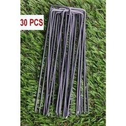 HIASDFLS 30 Piècepiquets De Fixation Pour Jardin Épingles De Jardin Agrafes De Sol Pour Sécuriser Des Tissus Anti Mauvaises Herbes, Molleton, Imperméables, Tissus De Paysage （Noire ） -Tente de réception Soldes 58079720 3