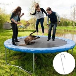 HIASDFLS Ancrage Au Sol, Piquets De Sol En Acier Pour Tentes De Camping Clôtures Châteaux-12 Pouces -Tente de réception Soldes 58079722 3