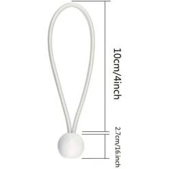 Fei Yu 50 Pcs Tendeur De Boule Élastique, Tendeur De Bâche Pour Pavillon, Camping, Cordons De Tente, Harnais D'extension De Rideaux, 10cm -Tente de réception Soldes 58083326 2