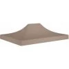 LITZEE Tente De Réception Et Barnum Toit De Tente De Reception 4,5x3 M Taupe 270 G/m² -Tente de réception Soldes 58113484 1