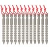 Lixada Lot De 6/8/12 Piquets De Tente En Alliage De Titane Ultra-léger En Forme De V De 6,5 Pouces Coupe-vent Camping En Plein Air Randonnée Piquets De Tente Clous - 12 Pièces 2 Lixada Lot De 6/8/12 Piquets De Tente En Alliage De Titane Ultra-léger En Forme De V De 6,5 Pouces Coupe-vent Camping En Plein Air Randonnée Piquets De Tente Clous - 12 Pièces -Tente de réception Soldes 58205935 1