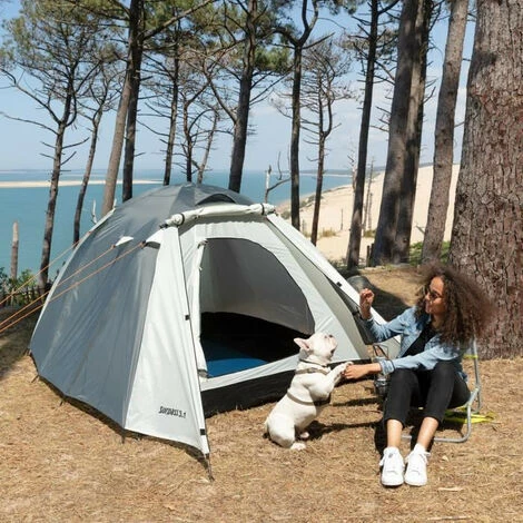 Tente 3 Places SURPASS SURPTENT301G Gris 4 Tente 3 Places SURPASS SURPTENT301G Gris - Image 2