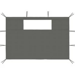 INLIFE Parois Latérales De Belvédère Avec Fenêtres 2 Pcs Anthracite -Tente de réception Soldes 58274774 2