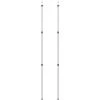 INLIFE Mâts De Bâche Télescopiques 102-260 Cm 2 Pcs Aluminium -Tente de réception Soldes 58275763 1