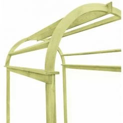 INLIFE Arche à Treillis 125x150x235 Cm Bois De Pin Imprégné -Tente de réception Soldes 58276376 4