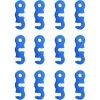 PERLE RARE Tendeur De Corde Tendeur Camping En Alliage D'Aluminium Crochet Ajusteur De Corde Durable Antidérapant Pour Tente Bâche Randonnée Camping（Bleu） -Tente de réception Soldes 58303120 1