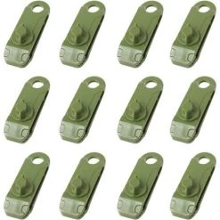 PERLE RARE Pince Clips De Tente Clips De Bâche Avec œillet Clips Fixation Coupe-Vent Pour Auvent Tarp Camping En Plein Air