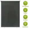 VINGO Store Vertical Store Vertical Résistant Aux UV Protection Contre Le Vent Et Brise-vue Anthracite 100 X 140 Cm - Anthracite -Tente de réception Soldes 58414976 1
