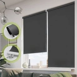 VINGO Store Vertical Store Vertical Résistant Aux UV Protection Contre Le Vent Et Brise-vue Anthracite 100 X 140 Cm - Anthracite 8 VINGO Store Vertical Store Vertical Résistant Aux UV Protection Contre Le Vent Et Brise-vue Anthracite 100 X 140 Cm - Anthracite -Tente de réception Soldes 58414976 3