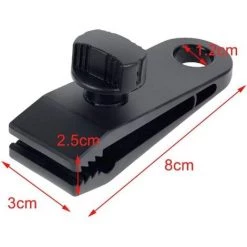TANABATA 10 Pièces Clips De Bâche, 8CM Plastique Clips De Tente Pince Pour Auvent Clip De Verrouillage Instantané Pour Tentes Housse Canapé Bâche Couverture Bateau Couverture Camping -Tente de réception Soldes 58461682 5